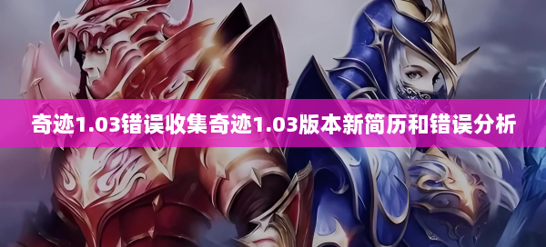 奇迹1.03错误收集奇迹1.03版本新简历和错误分析  第1张