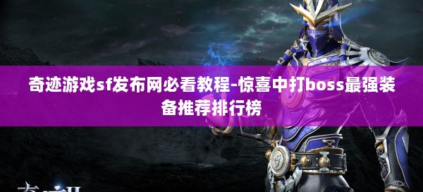 奇迹游戏sf发布网必看教程-惊喜中打boss最强装备推荐排行榜